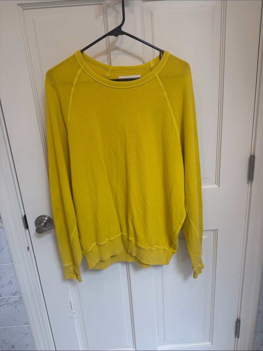 THE GREAT. Yellow Crewneck Sweatshirt - Picture 4 of 4